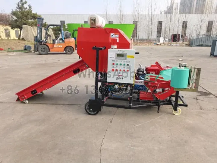 small scale silage making machine
